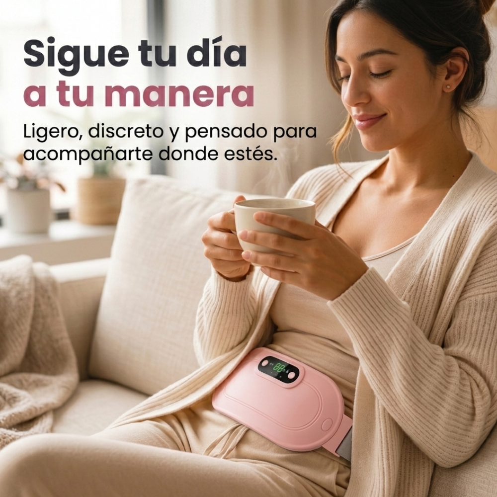 ThermoWave™ — Alivia los cólicos en menos de 3 minutos, sin pastillas ni guateros.