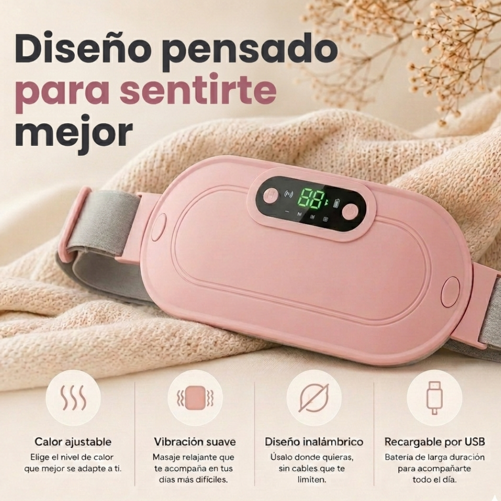 ThermoWave™ — Alivia los cólicos en menos de 3 minutos, sin pastillas ni guateros.
